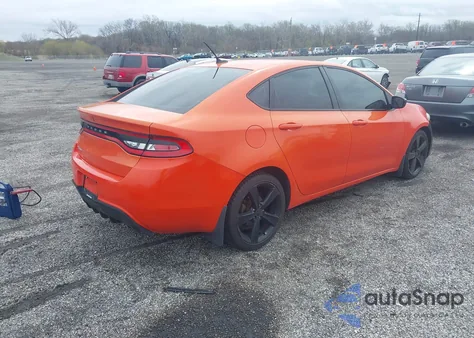 2015 Dodge Dart Sxt из США, поврежденный, VIN 1C3CDFBB5FD415887